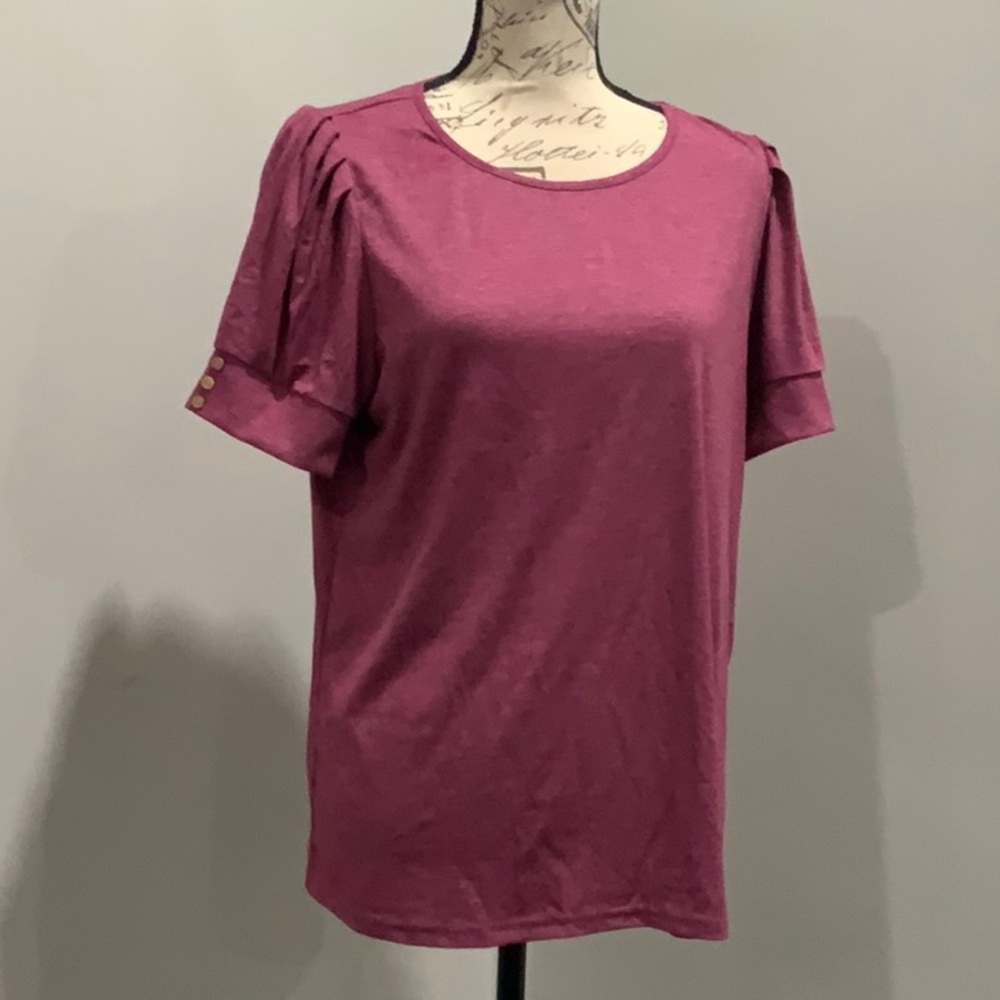 Puff sleeve top